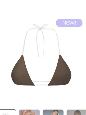 Stringys Invisible Bra - Rich Espresso Brown - S/M